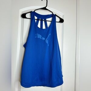 PUMA DryCELL Strappy Back Tank Top – Dark Blue (Small Snag)